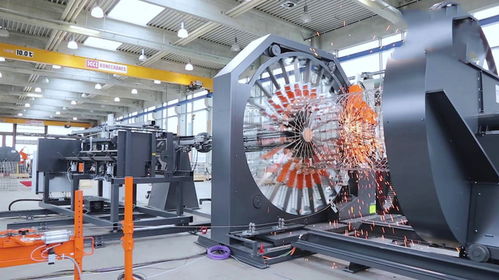 神奇的鋼筋籠滾焊機,轉一轉直接火花飛濺,它的工作原理是什么